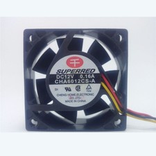 1PCS SUPERRED 6025 CHA6012CS-A 12V DC 0.16A Silent Cooling Fan picture