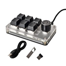 6-Key Macro Pad, Programmable Mini Mechanical Gaming Keyboard with Multifunct... picture