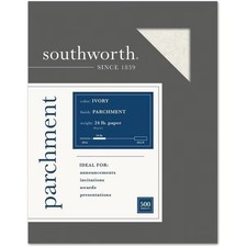 Southworth Paper, Parchment, 24#, Blue P picture