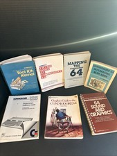 Vintage Commodore 64 128 Computer Programming Books Manuals Lot of 7#R154 picture