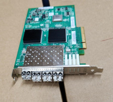 NETAPP 111-00481+B0 QLE2564-NAP QUAD PORT PCIe FIBRE Adapter w/4x 8Gbps SFP picture