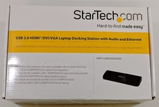 StarTech USB3SDOCKHDV USB 3.0 Dock HDMI DVI VGA Docking Station - Used, No Power picture