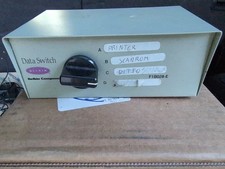 Belkin F1B028-E 4-Port Rotary Data Switch DB25 Parallel Selector picture