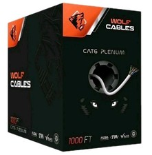 Heavy-Duty CAT6 Plenum Cable 1000ft | UTP, 23AWG, 550MHz | DSX-8000 Certified picture
