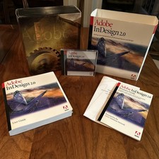 Adobe In design 2.0 For Macintosh Mac With Serial Numbers Complete Set In Box picture
