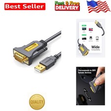 6ft USB to Serial Adapter DB9 Male with PL2303 Chipset for Reliable Connectivity picture