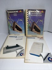 Commodore 64 User Guide And Commodore 1200 Printer & Modem User’s Guides 1980’s picture