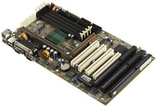 MOTHERBOARD TEKRAM P6B40-A4X INTEL 440BX SLOT1 3xISA 4xPCI AGP 4x SDRAM REV 1.1 picture