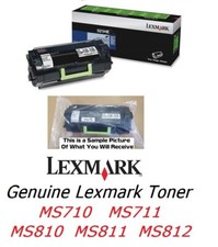 New Genuine Lexmark 521HE High Yield Toner MS710 MS711 MS811 52D1H0E NO BOX picture