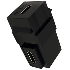 USB-C 3.1 Female to Female Inline Keystone Coupler For PC Galaxy Note 8 PCs G6 picture