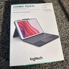 Logitech Combo Touch iPad 7th Gen Keyboard Case Oxford Grey picture