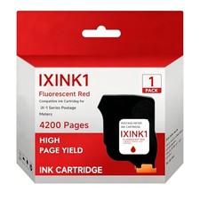 IXINK1 Red Ink Cartridge Smart-Auto Ink for iX-1 Fluorescent Postage Meter picture