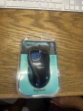 Logitech M500 Wired USB Laser Mouse 1000 DPI Ergonomic 7 Buttons Black picture