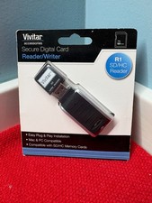 NEW Vivitar Secure Digital Card Reader / Writer R1 SD/HC Reader picture