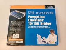 Linksys Powerline Ether Fast 10/100 Bridge PLEBR10 NIB picture