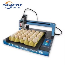 Chipless fully automatic egg inkjet printer prints high-definition text patterns picture