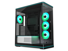 MONTECH TG3 Curved ATX PC Case with 15° Curved Glass & 4 ARGB Fans, Black. Show picture