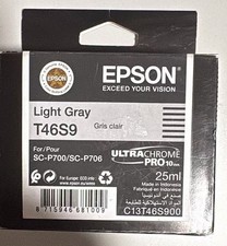 Epson T46S9 Photo Light Gray Photo Ultrachrome PRO 10 Brand New Sealed picture