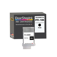 DoorStepInk Compatible Ink Cartridges For Canon PFI-106 Matte Black 130ml-USA picture