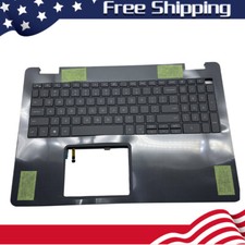New For Dell Inspiron 15 3501 3505 Palmrest Backlit Keyboard 033HPP Black US picture