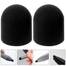30Pcs Durable Stylus Tips Replacement Black Silicone for Capacitive Screens picture