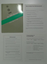 Rare HTF 1991 Our IBM Heritage Student Reference Guide w/Paperwork #F-52 picture