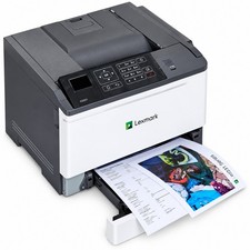 Lexmark CS521dn Color Laser Printer FULLY TESTED PLEASE READ FULL DESCRIPTION picture