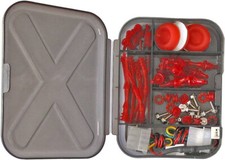 Lamptron Computer Case Noise & Vibration Reduction Kit Red picture