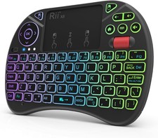 Rii X8 Mini Keyboard,2.4G Wireless,with Touchpad Mouse for Android TV Box | RGB picture