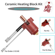 Creality K1 Ceramic Heating Head Block Kit 300°C 60W Fast Heating for 3D Printer picture