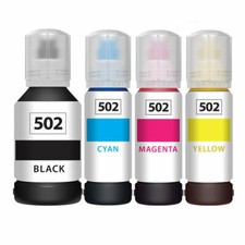 4PK Compatible for Epson 502 Ink Bottles for Expression ET-2700 ET-2750 ET-3700 picture