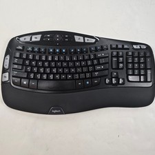 Logitech K350 Wireless Keyboard Black Tested Working, No Dongle picture