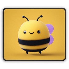Cute 3D Bee Gaming Mouse Pad | Yellow Cartoon Bumblebee picture