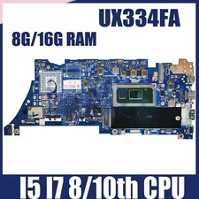 UX334FA For ASUS UX334F UX334FL U4600F UX334 Mainboard With i5 i7-8/10th 8G-16G picture
