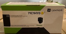 Genuine Lexmark 71C1HY0 Yellow High Yield Toner CS730 CX730 10.5K USA picture