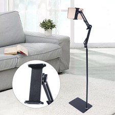 Universal 360° Adjustable Tablet Holder Floor Stand Clamp for 4-17cm Phone iPad picture