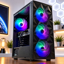 Custom ARGB Gaming Desktop PC Intel 8th 32GB RAM SSD Nvidia GTX 1070 8GB W11 PRO picture
