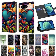 Flower Bird Robot Dollar Wallet Cover Case For Oneplus 10 11 Nord 2T CE 2 3 N20 picture