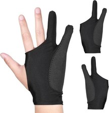 2 Pcs Digital Drawing Gloves Two-Finger Artist Gloves for Tablet Paper Sketching picture