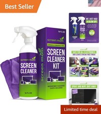 Screen Cleaner Spray and Microfiber Cloth 16oz Screen Cleaner Spray and Wipe ... picture
