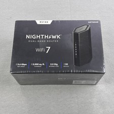 NETGEAR RS100 Nighthawk BE3600 Dual-Band Wi-Fi 7 Router Black 3.6Gbps 50 Devices picture