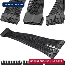 24 Pin PSU Power ATX Motherboard Splitter Cable 24 Pin(20+4) for Dual Mainboard picture