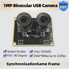 OV9281 120fps USB Camera Module Monochrome Dual Lens Synchronous Same Frame UVC picture