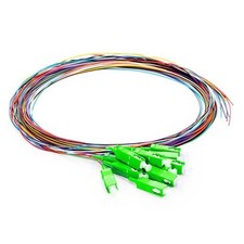 1m 12 Strand Singlemode 9/125 SC-APC Fiber Pigtail, Fiber Optic Pigtail -876 picture