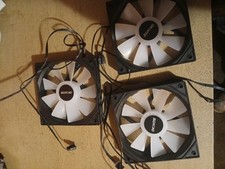 3x 120mm LED PC Case Fans – Quiet Cooling – New Removed from Build – Gamer Mod K picture