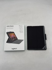 Logitech Slim Folio Bluetooth Keyboard Case for Apple iPad 5th 6th Gen Open Box picture