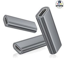 USB C Coupler Gray 3 Pack 100W PD 10 Gbit/s Data Transfer 4K 8K picture