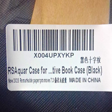 Protective Case for reMarkable Paper Pro 11.8in Synthetic Leather Folding Black picture