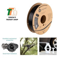 Polymax Tough PC Filament 1.75mm Black - Exceptional Strength & Heat Resistance picture