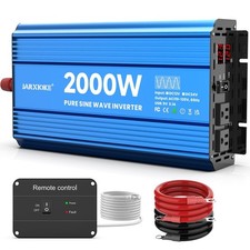 2000 Watt Pure Sine Wave Power Inverter, 12V DC to 110 Vdc to 120 Vdc, for Ho... picture